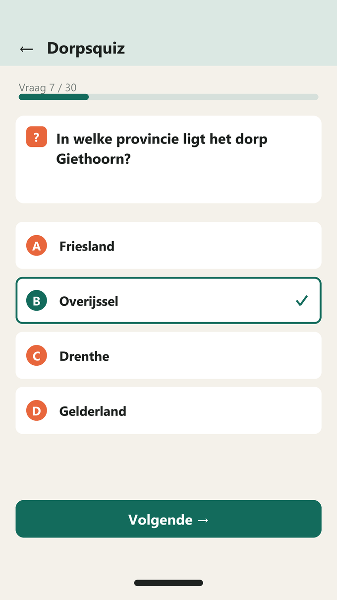 Dorpsquiz — addtoorder