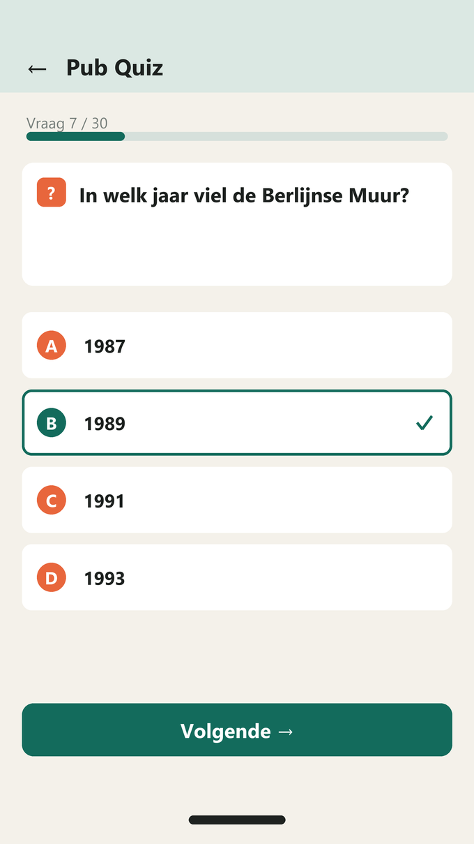 Pub Quiz — addtoorder